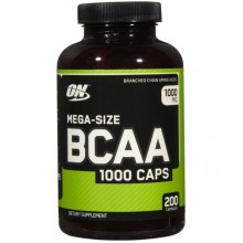 Аминокислота Optimum Nutrition Mega-Size BCAA 1000 200 капсул 