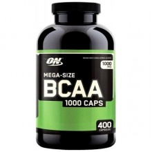 Аминокислота Optimum Nutrition Mega-Size BCAA 1000 400 капсул 