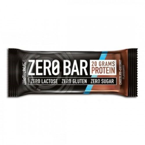 BioTech Zero Bar, 50 грамм - шоколад-кокос BioTech Zero Bar, 50 грамм - шоколад-кокос