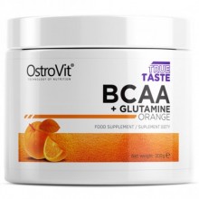 OstroVit BCAA + Glutamine, 200 грамм - Апельсин