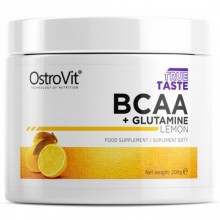 OstroVit BCAA + Glutamine, 200 грамм - Лимон