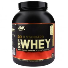 Протеин Optimum Gold Standard 100% Whey, 2.27 кг - Капучино