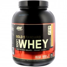 Протеин Optimum Gold Standard 100% Whey, 2.27 кг - Клубника c бананом