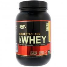 Протеин Optimum Gold Standard 100% Whey, 909 г - Банан