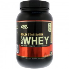 Протеин Optimum Gold Standard 100% Whey, 909 г - Капучино